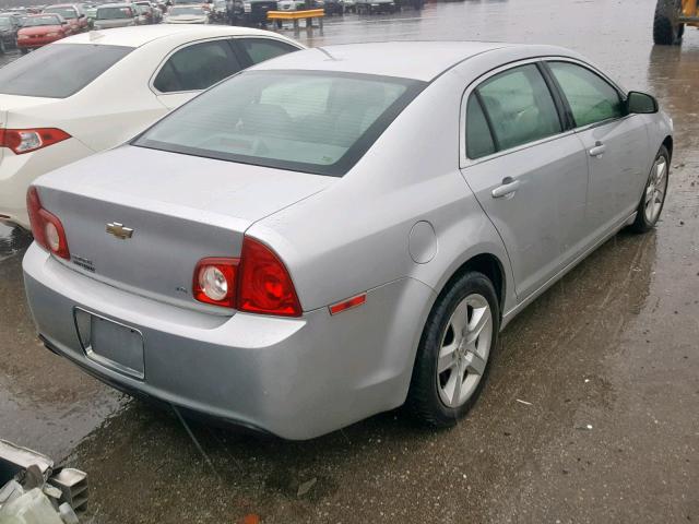 1G1ZG57B89F142560 - 2009 CHEVROLET MALIBU LS SILVER photo 4