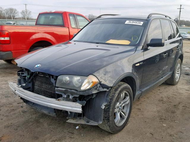 WBXPA93486WG90347 - 2006 BMW X3 3.0I BLACK photo 2