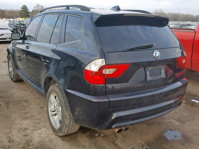 WBXPA93486WG90347 - 2006 BMW X3 3.0I BLACK photo 3