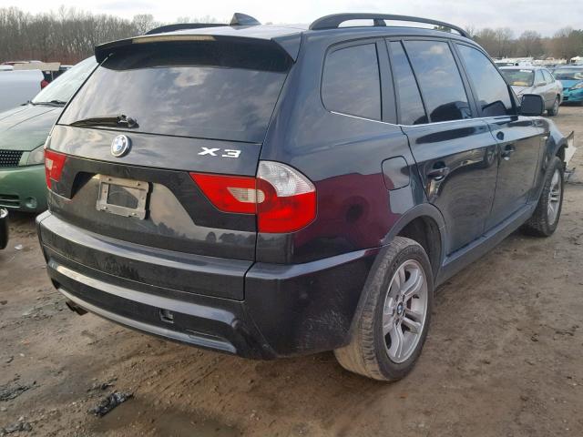 WBXPA93486WG90347 - 2006 BMW X3 3.0I BLACK photo 4