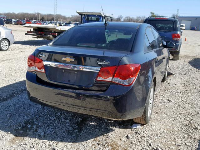 1G1PA5SH8D7147166 - 2013 CHEVROLET CRUZE LS BLACK photo 4