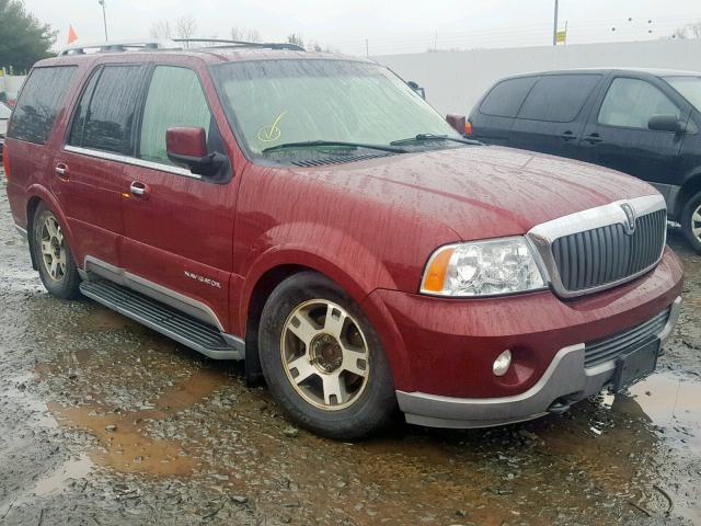5LMFU28R34LJ23396 - 2004 LINCOLN NAVIGATOR MAROON photo 1