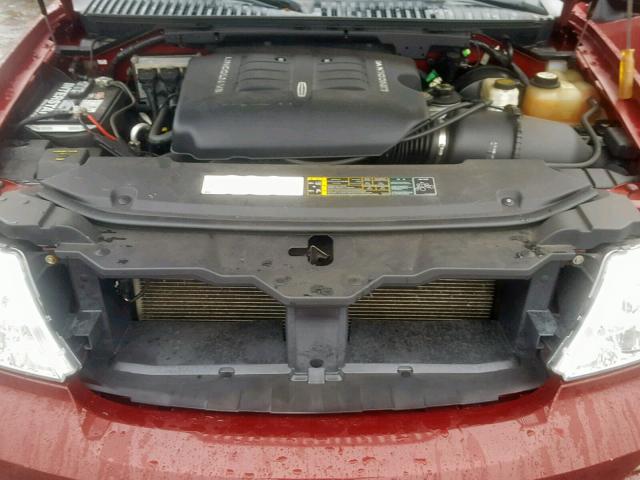 5LMFU28R34LJ23396 - 2004 LINCOLN NAVIGATOR MAROON photo 7