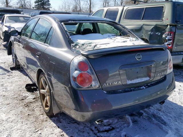 1N4BL11D56C191712 - 2006 NISSAN ALTIMA SE GRAY photo 3