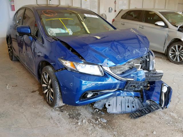 19XFB2F99EE056782 - 2014 HONDA CIVIC EXL Mavi foto 1