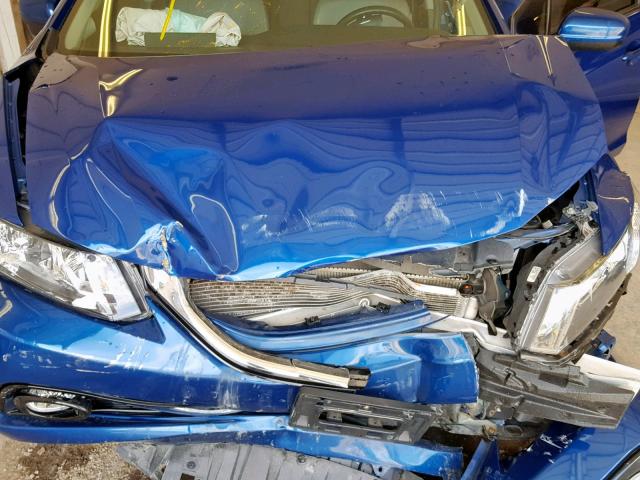 19XFB2F99EE056782 - 2014 HONDA CIVIC EXL Mavi foto 7