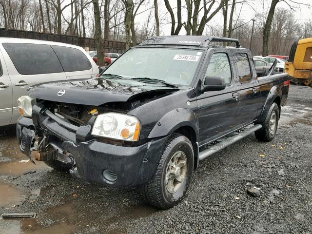 1N6ED29Y53C406211 - 2003 NISSAN FRONTIER C BLACK photo 2