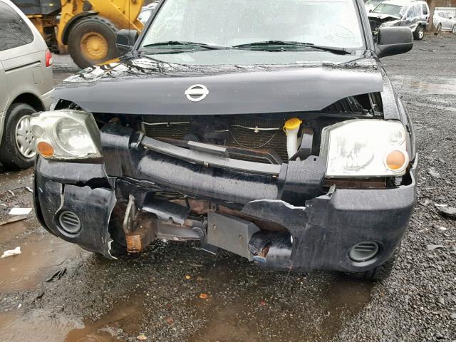 1N6ED29Y53C406211 - 2003 NISSAN FRONTIER C BLACK photo 9