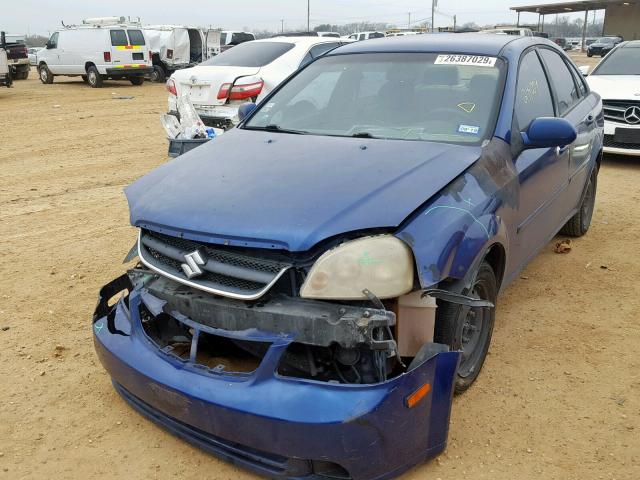 KL5JD56Z56K348889 - 2006 SUZUKI FORENZA BLUE photo 2