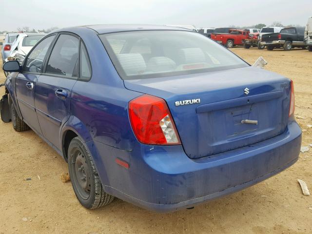 KL5JD56Z56K348889 - 2006 SUZUKI FORENZA BLUE photo 3