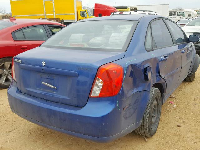 KL5JD56Z56K348889 - 2006 SUZUKI FORENZA BLUE photo 4