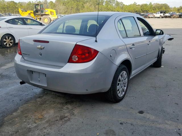 1G1AD5F59A7170304 - 2010 CHEVROLET COBALT 1LT SILVER photo 4