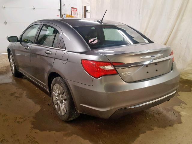 1C3CCBABXDN686612 - 2013 CHRYSLER 200 LX GRAY photo 3