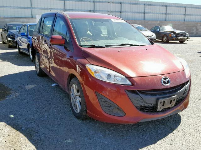 JM1CW2BL0C0138799 - 2012 MAZDA 5 MAROON photo 1