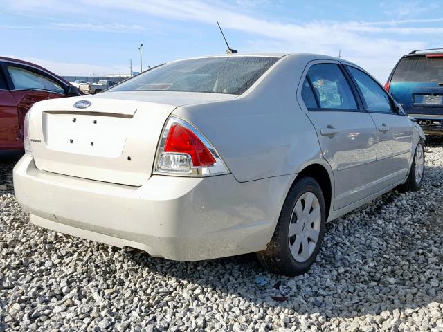 3FAHP06Z58R207800 - 2008 FORD FUSION S BEIGE photo 4