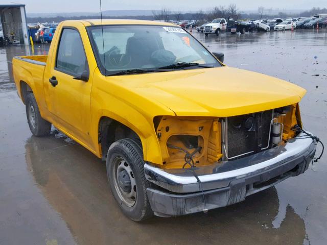 1GCCS149978191550 - 2007 CHEVROLET COLORADO YELLOW photo 1