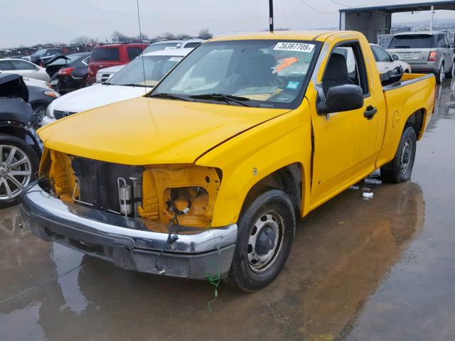 1GCCS149978191550 - 2007 CHEVROLET COLORADO YELLOW photo 2