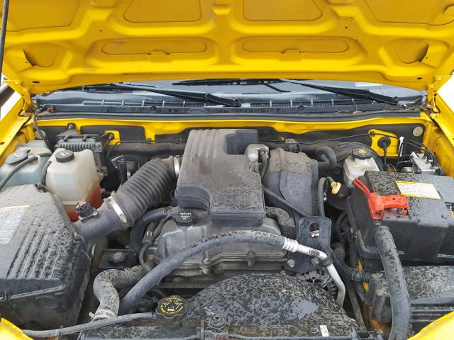 1GCCS149978191550 - 2007 CHEVROLET COLORADO YELLOW photo 7