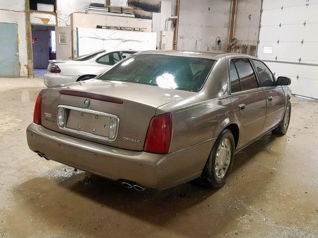 1G6KD54YXYU184929 - 2000 CADILLAC DEVILLE BROWN photo 4