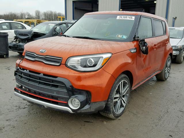 KNDJX3AA7J7520262 - 2018 KIA SOUL ! ORANGE photo 2