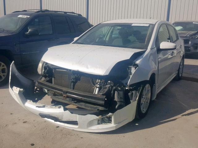 3N1AB6AP7AL602267 - 2010 NISSAN SENTRA 2.0 WHITE photo 2