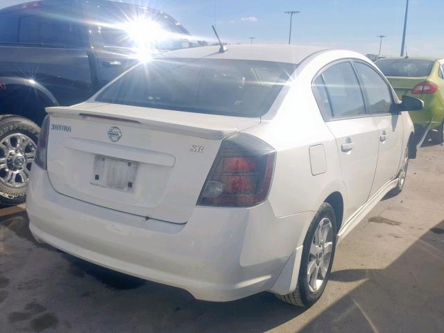 3N1AB6AP7AL602267 - 2010 NISSAN SENTRA 2.0 WHITE photo 4