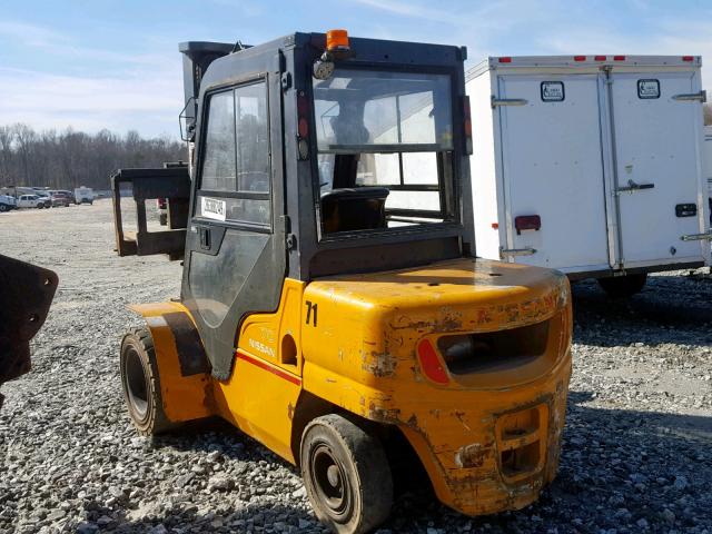 MYGL02A35V - 2008 NISSAN FORKLIFT YELLOW photo 3