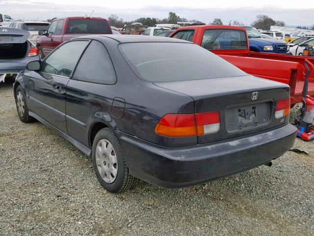 1HGEJ6223WL027318 - 1998 HONDA CIVIC DX BLUE photo 3