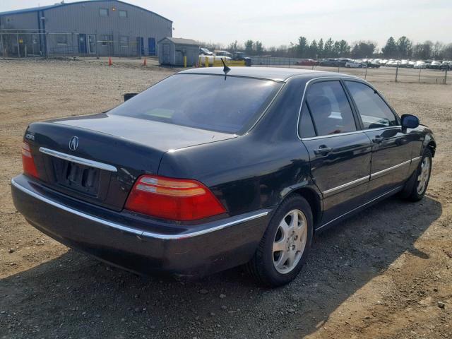 JH4KA96512C001588 - 2002 ACURA 3.5RL BLACK photo 4