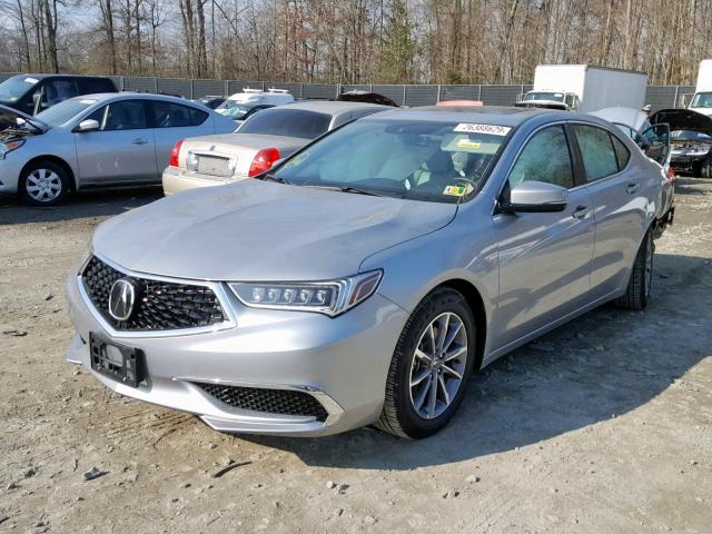 19UUB1F51KA000494 - 2019 ACURA TLX SILVER photo 2