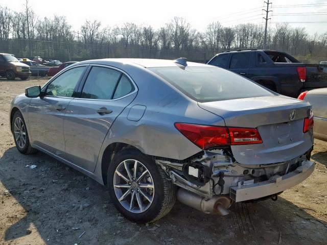 19UUB1F51KA000494 - 2019 ACURA TLX SILVER photo 3