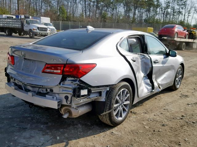 19UUB1F51KA000494 - 2019 ACURA TLX SILVER photo 4