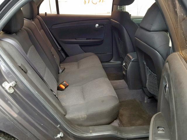1G1ZC5E17BF263219 - 2011 CHEVROLET MALIBU 1LT გრაფიტი ფოტო 6