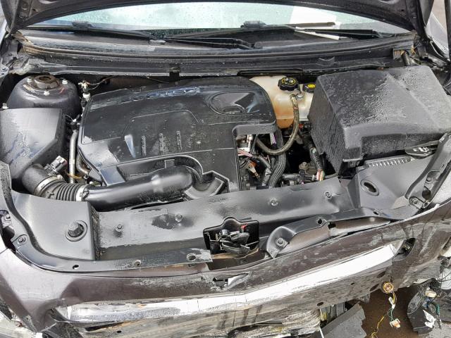 1G1ZC5E17BF263219 - 2011 CHEVROLET MALIBU 1LT გრაფიტი ფოტო 7