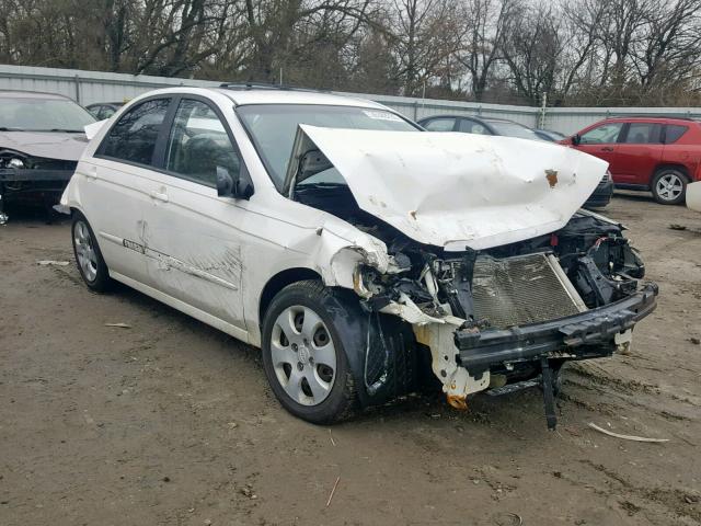 KNAFE222695660627 - 2009 KIA SPECTRA EX WHITE photo 1