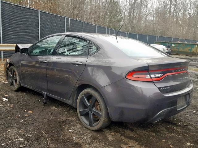 1C3CDFBB3FD212724 - 2015 DODGE DART SXT GRAY photo 3