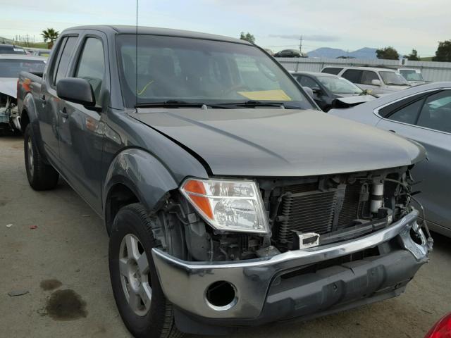 1N6AD07U47C449852 - 2007 NISSAN FRONTIER C GRAY photo 1