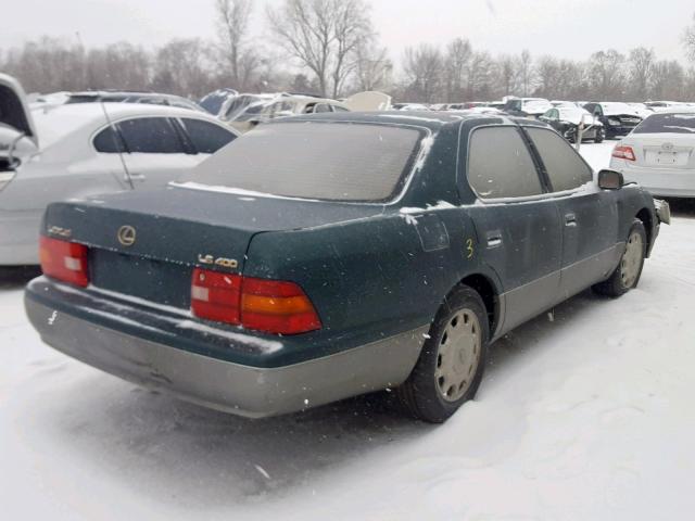 JT8BH22F2T0040372 - 1996 LEXUS LS 400 GREEN photo 4