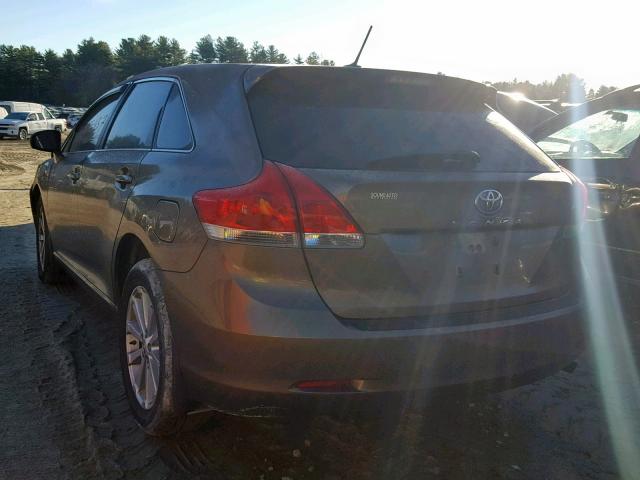 4T3ZA3BB6BU039002 - 2011 TOYOTA VENZA BASE TAN photo 3