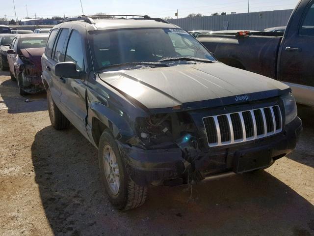 1J4GW48N04C275273 - 2004 JEEP GRAND CHER GRAY photo 1