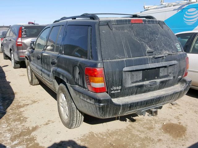 1J4GW48N04C275273 - 2004 JEEP GRAND CHER GRAY photo 3