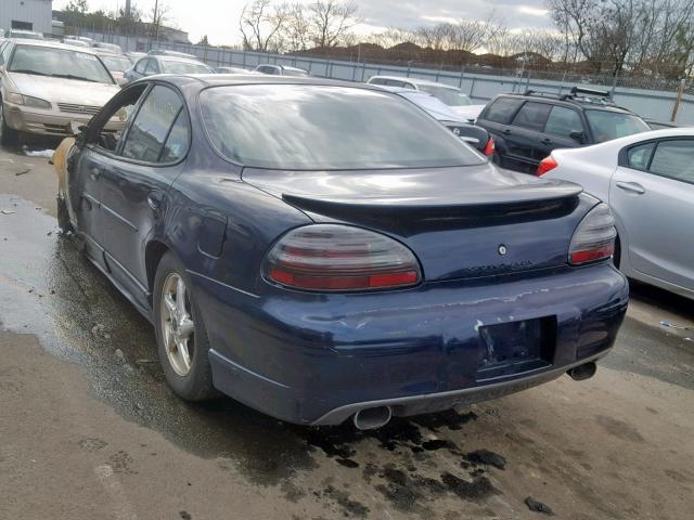 1G2WP52K73F136228 - 2003 PONTIAC GRAND PRIX BLUE photo 3