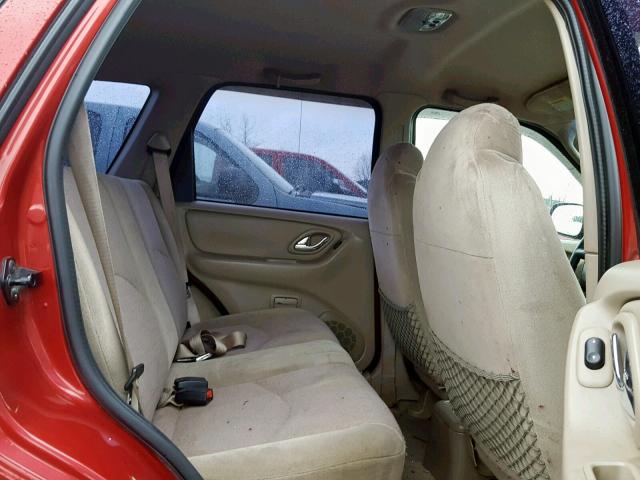 4F2YU07B31KM40220 - 2001 MAZDA TRIBUTE DX 红色 照片 6