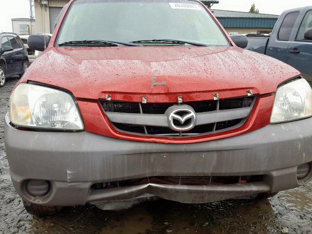 4F2YU07B31KM40220 - 2001 MAZDA TRIBUTE DX RED photo 9