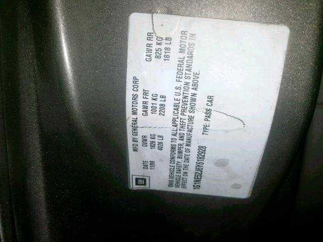 1G1NE52J6Y6182928 - 2000 CHEVROLET MALIBU LS Қоңыр фото 10