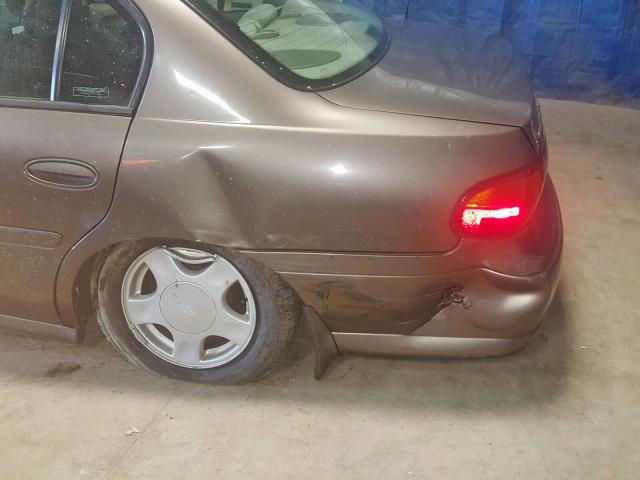 1G1NE52J6Y6182928 - 2000 CHEVROLET MALIBU LS Қоңыр фото 9