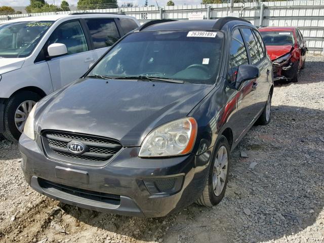 KNAFG526887128667 - 2008 KIA RONDO LX GRAY photo 2