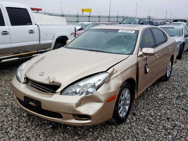 JTHBF30G025025961 - 2002 LEXUS ES 300 BEIGE photo 2