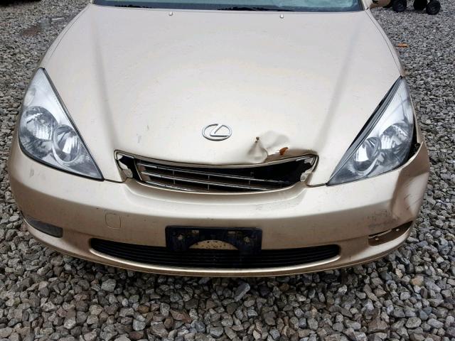 JTHBF30G025025961 - 2002 LEXUS ES 300 BEIGE photo 9