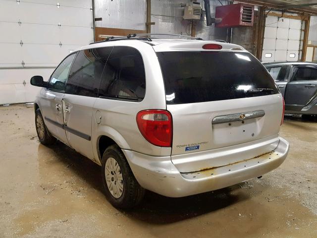 1A4GJ45R27B154955 - 2007 CHRYSLER TOWN & COU SILVER photo 3